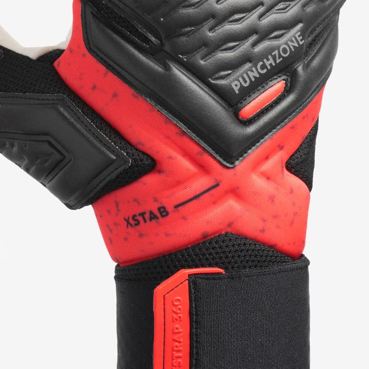 Actual product image Kipsta Women's/men's football goalkeeper gloves - F900 Viralto white/black (8)