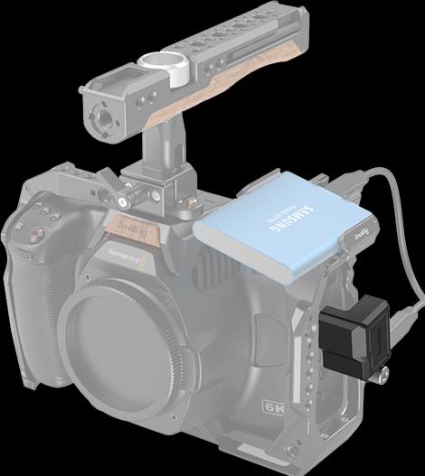 Actual product image SmallRig HDMI & USB-C Right-Angle Adapter forÊBMPCC 6K Pro 3289