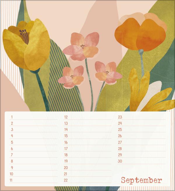 Produktbild Geburtstagskalender Bloom (Deutsch)