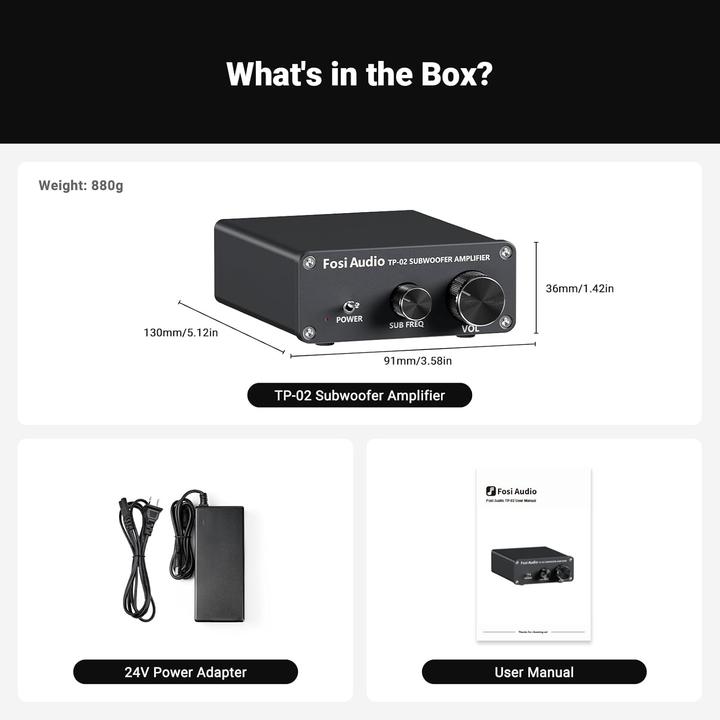 Produktbild Fosi Audio TP-02 (Verstärker)