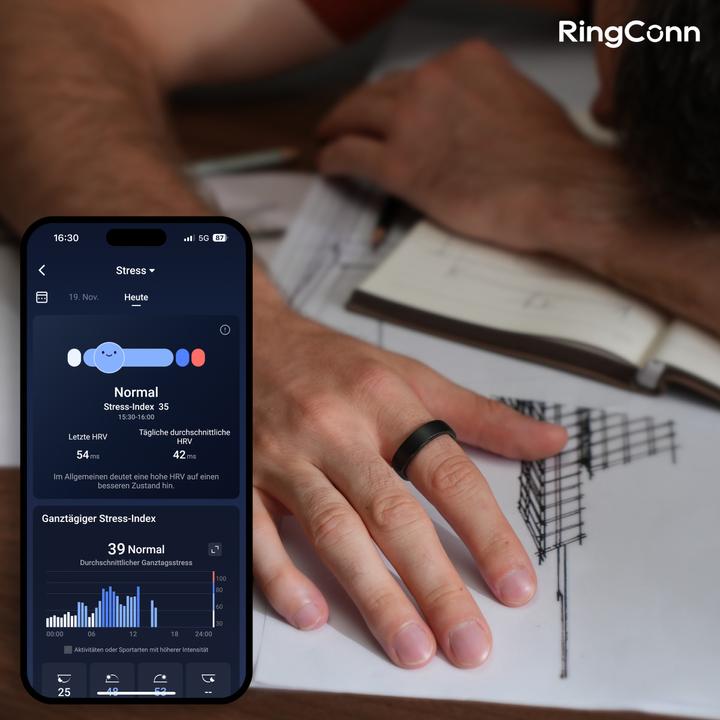 Produktbild RingConn Smart Ring (Gen2) (10, Black)