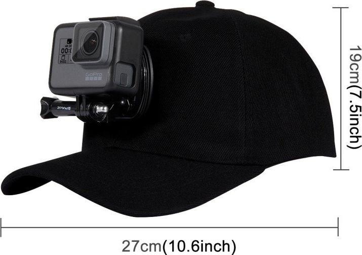 Actual product image Puluz Hat with mount for sport camera PU195