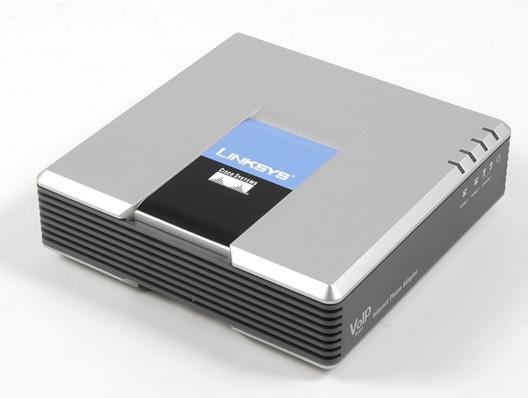 Produktbild Cisco PAP2T, Telefonadapter für 2 analoge Telefone an SIP