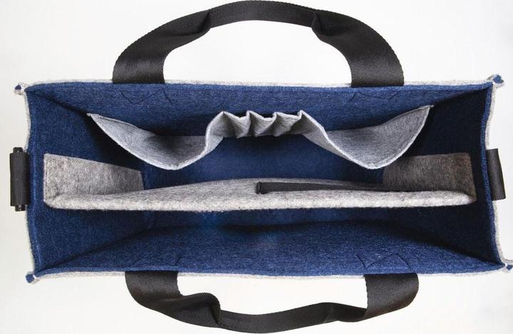 Actual product image Sigel Notebooktasche Desk Sharing Bag Bicolor M, Grau/Blau 15.4 (15.40")