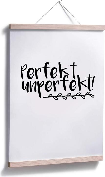 Produktbild Trenddeko Perfekt unperfekt (60 x 80 cm)