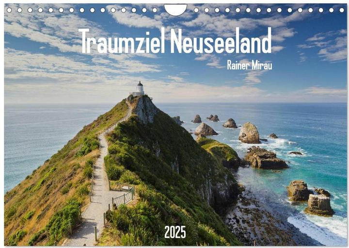 Produktbild Traumziel Neuseeland 2025 (Wandkalender 2025 DIN A4 quer), Monatskalender (A4, Deutsch)