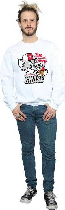 Actual product image Tom & Jerry Mens Cat & Mouse Chase Sweatshirt (3XL)