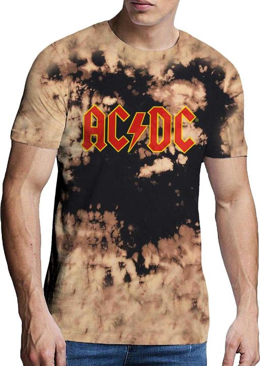 Immagine prodotto AC/DC The Wash Collection Maglietta Tintura ad immersione Logo Adulto Unisex (S)