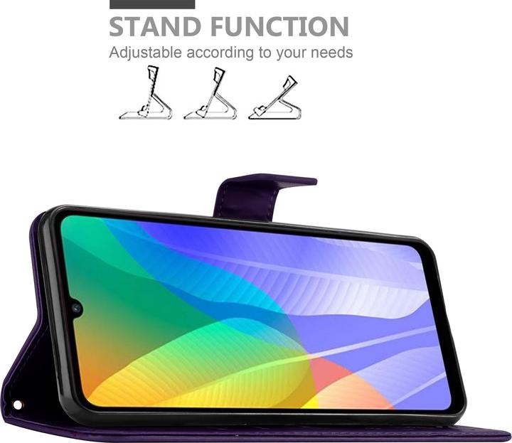 Image du produit Cadorabo Couverture du livre de fleurs (Huawei Y6p)