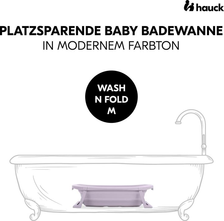 Actual product image Hauck Wash N Fold M Lavender