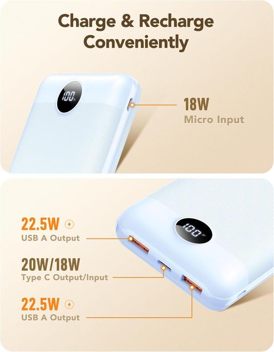 Actual product image Veger Powerbank (20000 mAh)