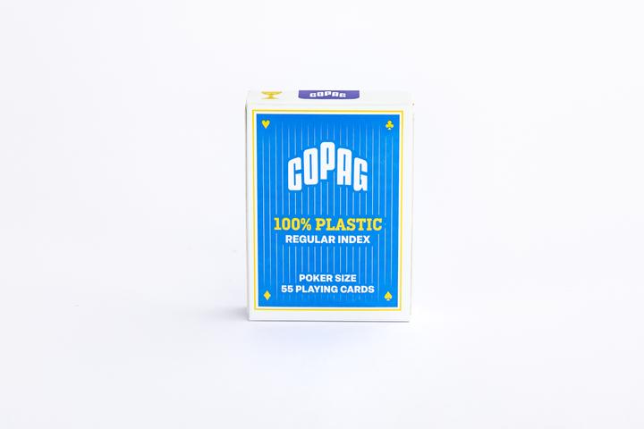 Image du produit Copag Paquet de cartes de poker en plastique Regular (Allemand, Français, Italien, Anglais)