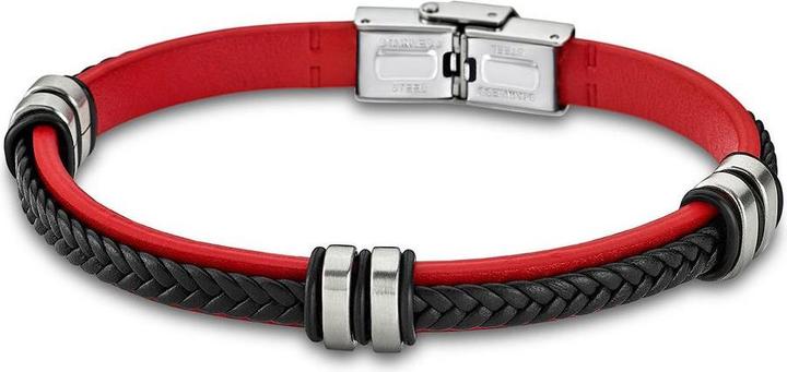 Immagine prodotto Lotus Stile - Bracciale in pelle da uomo LS1829-2 / 3 (M) (22 cm, Acciaio inossidabile, Cuoio)