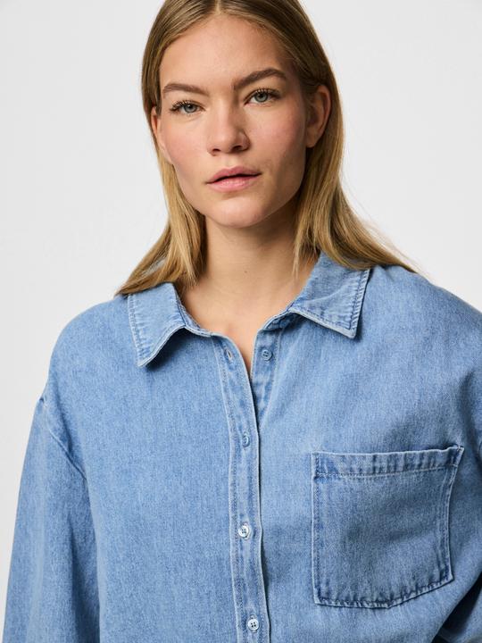 Produktbild Pieces Pcmaisie Ls Denim Shirt Noos Bc (XS)