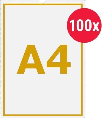 Actual product image Esselte Plastfodral PP A4 crystal clear 100 (A4)