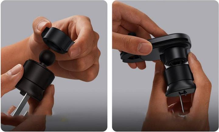 Actual product image Baseus Stable Gravitational Wireless Charging Car Mount Pro 15W (black)