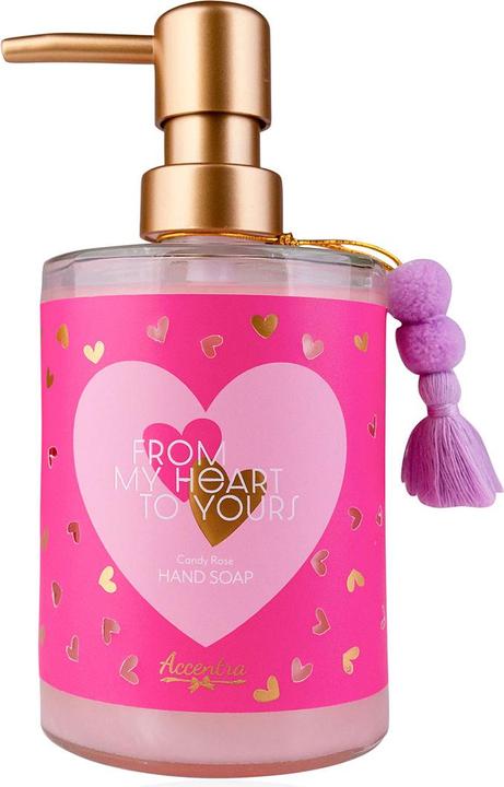 Produktbild Accentra Seifenspender mit Handseife FROM MY HEART TO YOURS (Flüssigseife, 420 ml)