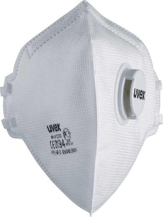 Uvex Safety silv-Air class.3310 8763310 Feinstaubmaske mit Ventil FFP3 15 St. DIN (FFP3, 15 x)