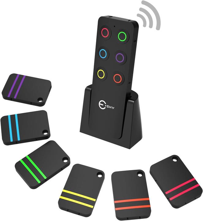 Actual product image Esky Schlüsselfinder mit 6 Empfängern (Modell KF06A)
