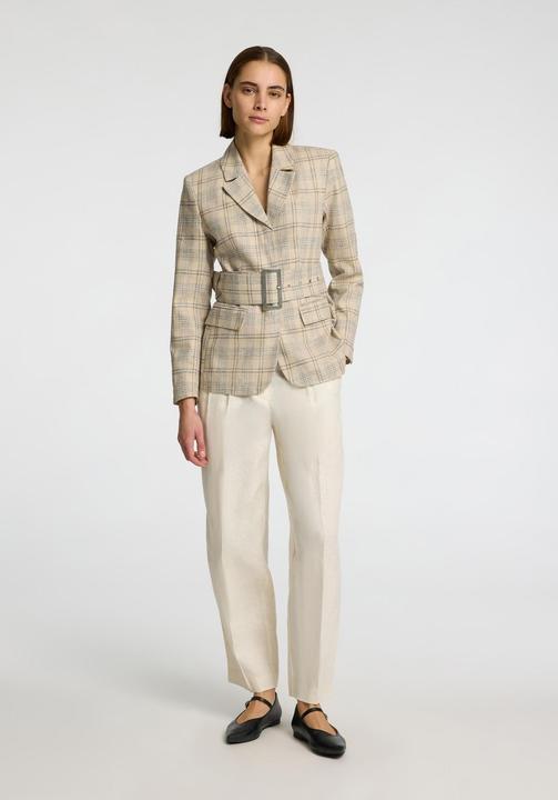 Immagine prodotto Selected Femme Leinenmix Karo Slim Fit Blazer (34)