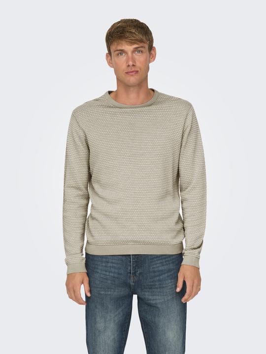 Produktbild Only & Sons Rundhalsausschnitt Pullover Strickpullover (XL)