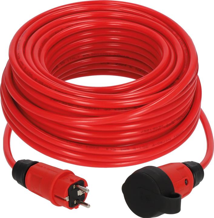 Actual product image Brennenstuhl 9161250210 Power extension cable 16 A black, red 25 m H07BQ-F (25 m, CEE 7/3)