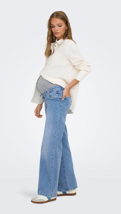 Actual product image Only Maternity OLMWAUW Mittlere Taille Weiter Beinschnitt Jeans Jeans mit weitem Bein (32)