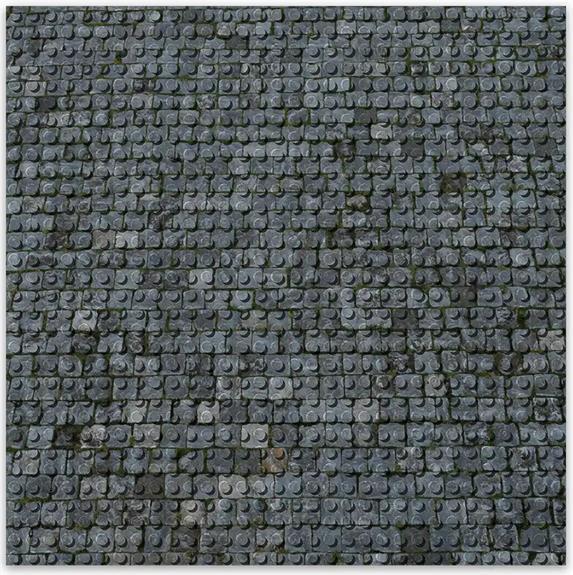 Actual product image Brixies Building panel 32x32 cobblestones
