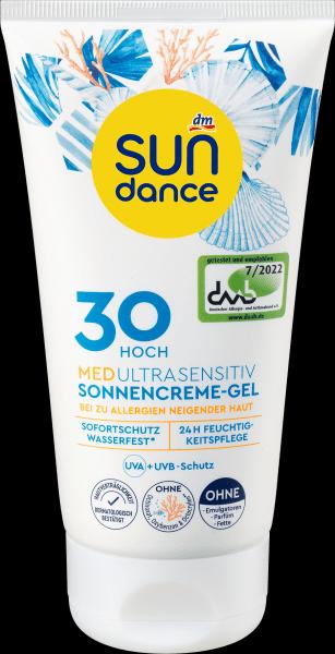 dm Sundance MED Ultra Sensitiv (Sonnengel, SPF 30, 150 ml)