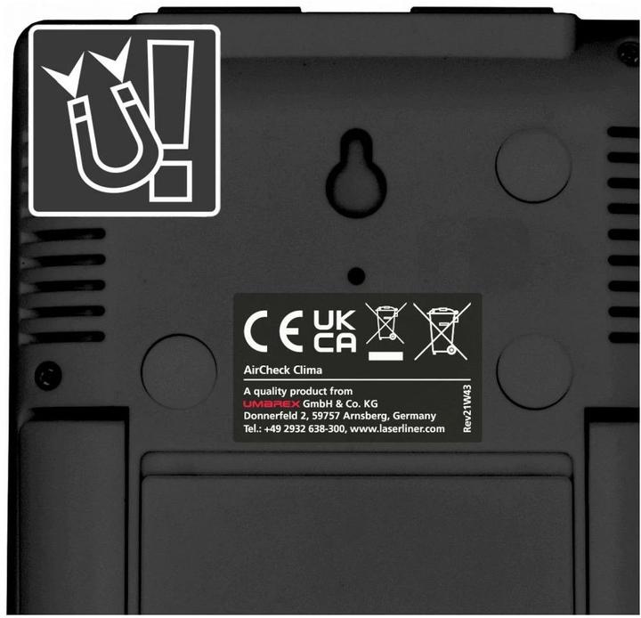 Produktbild Laserliner Thermo-/Hygrometer Digital, Schwarz