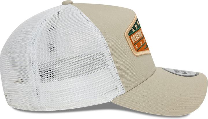 Immagine prodotto New Era Cappello trucker a rete A-Frame - Vintage Brand Beige (Taglia unica)