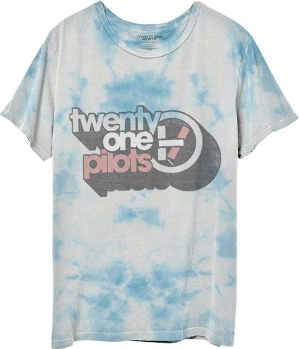 Twenty one pilots Unisex Adult Vintage Block Holiday Dip Dye T-Shirt