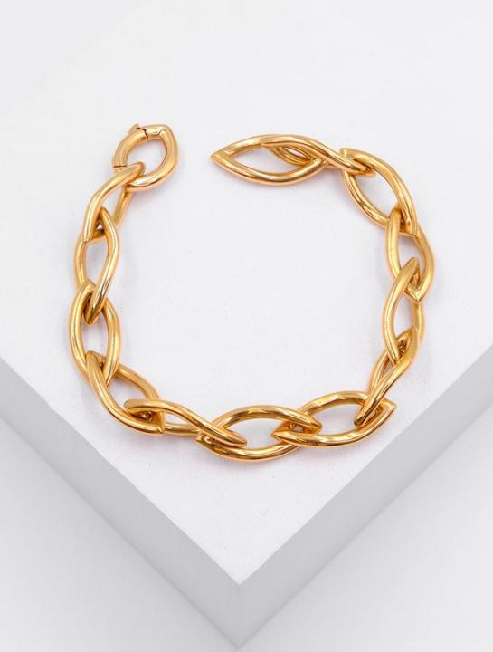 Muau Navette (20 cm, 750/18K Rotgold)