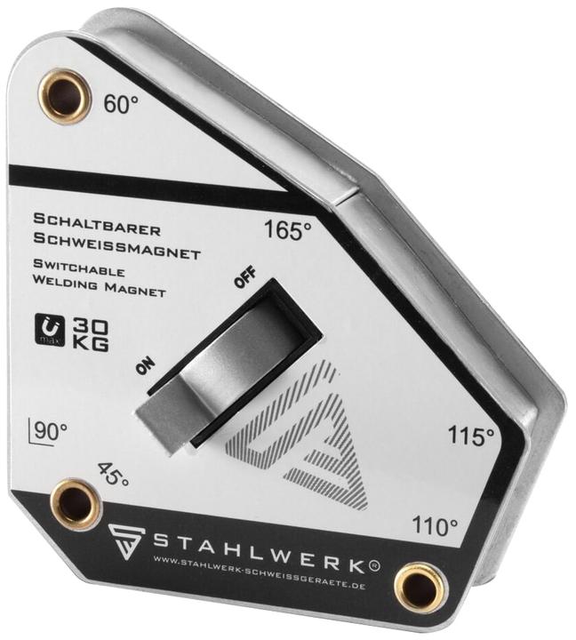 Produktbild Stahlwerk Magnet-Schweisswinkel schaltbar 45° - 165° 30 kg / 66 lbs