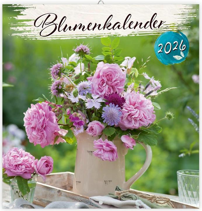 Image du produit Calendrier brochéCalendrier des fleurs2026 (30 x 30 cm, Couverture rigide, Allemand)