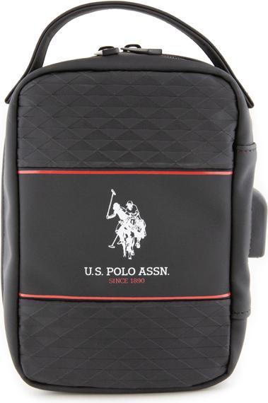 Immagine prodotto U.S. Polo Borsa Middle Stripe, nera (15 l)