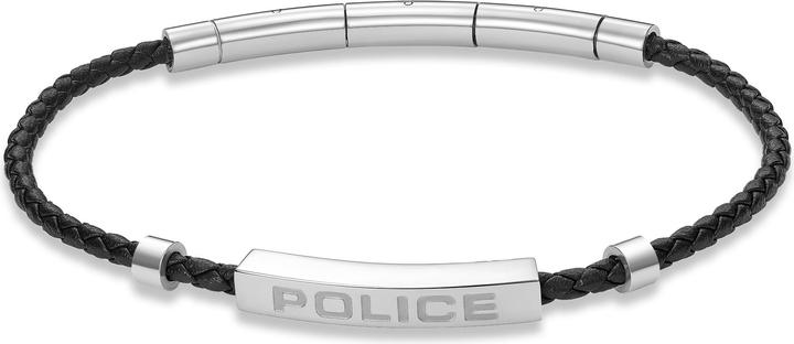 Police Contour (19 cm, Edelstahl/Leder)