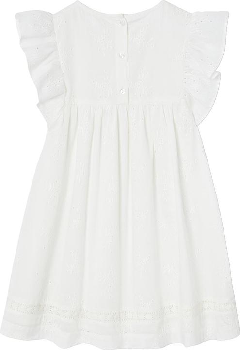 Vertbaudet Festliches Mädchen Kleid mit Lochstickerei