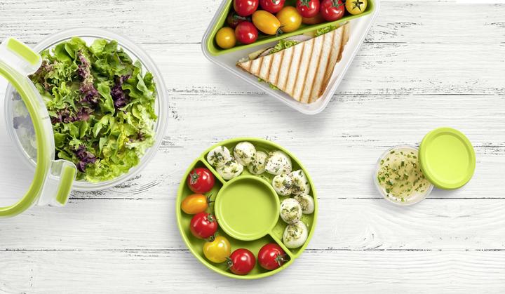 Produktbild Tefal K31008, Lunch container, Adult, Green, Transparent, Square, Germany, 0.85 L