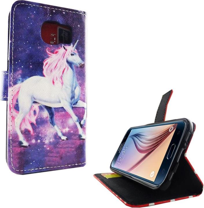 Produktbild König Design Schutz Handy Hülle für Samsung Galaxy S6 Case Cover Tasche Wallet Etui Bumper (Samsung Galaxy S6)