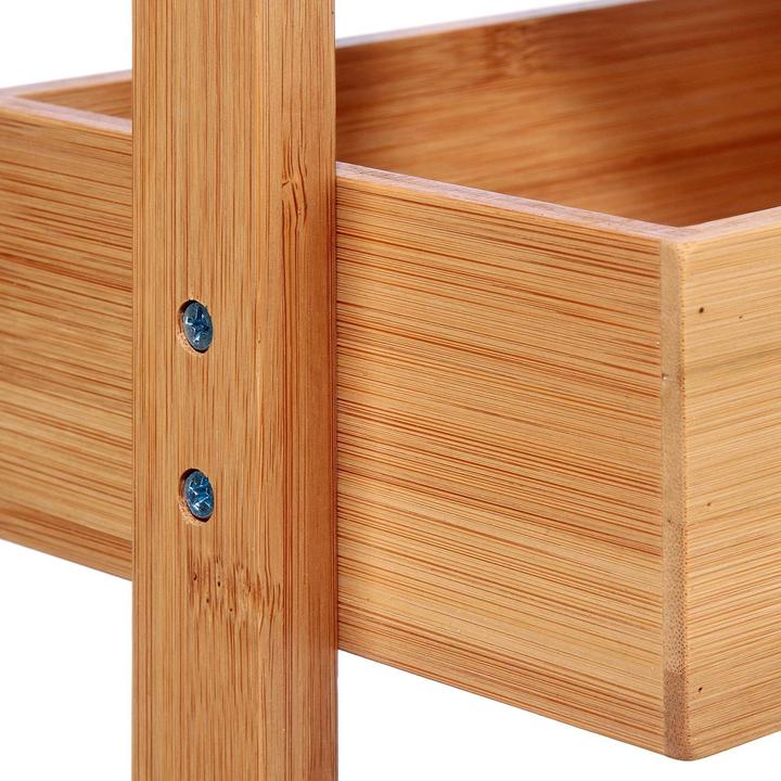 Productafbeelding 5Five Opbergrekken, bamboe - 4 planken (88 x 28 x 16 cm)