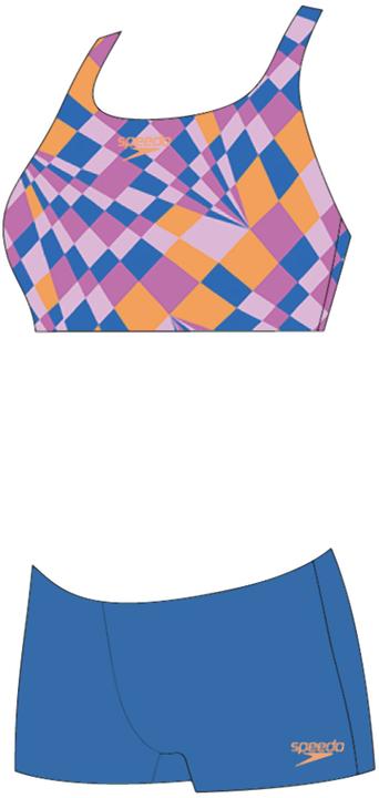 Speedo Allover 2PC Boyleg Short (5, 6)