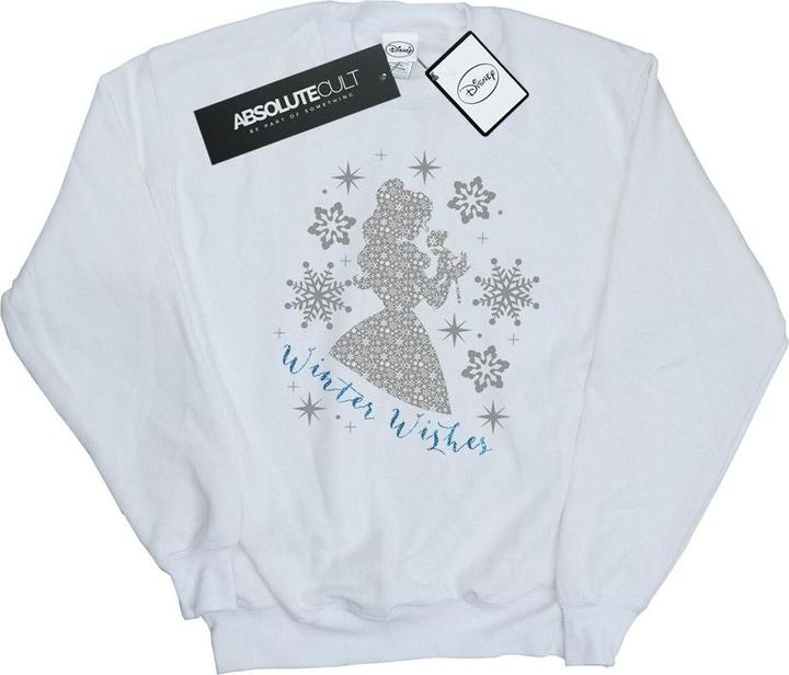 Disney Princess Belle Winter Silhouette Sweatshirt (M)