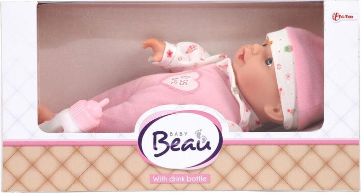 Actual product image Toi-Toys Baby Beau reclining baby doll with bottle, 30cm
