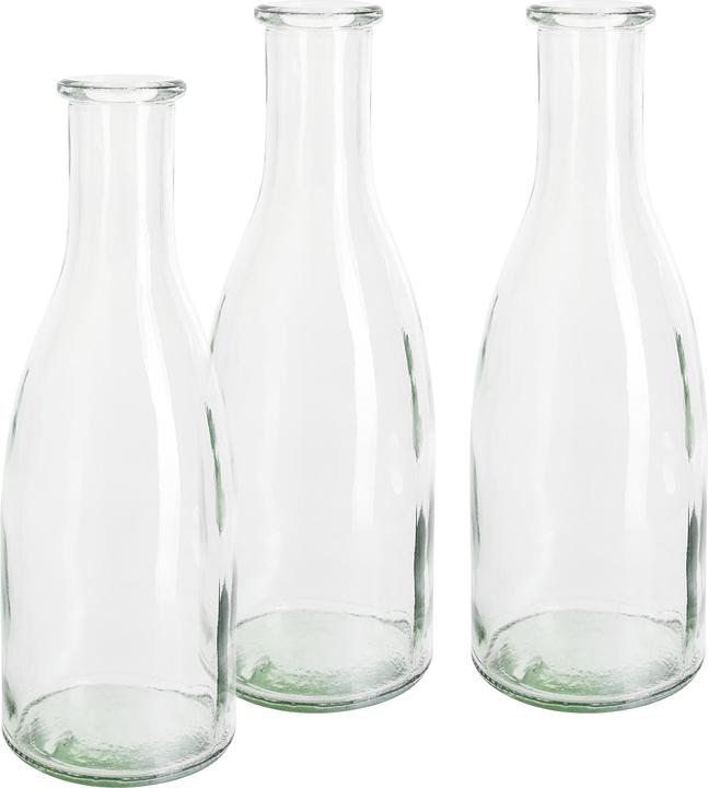 Immagine prodotto VBS Vasi a bottiglia, set di 3, h 18 cm, circa 300 ml (3 x, 0.30 l)