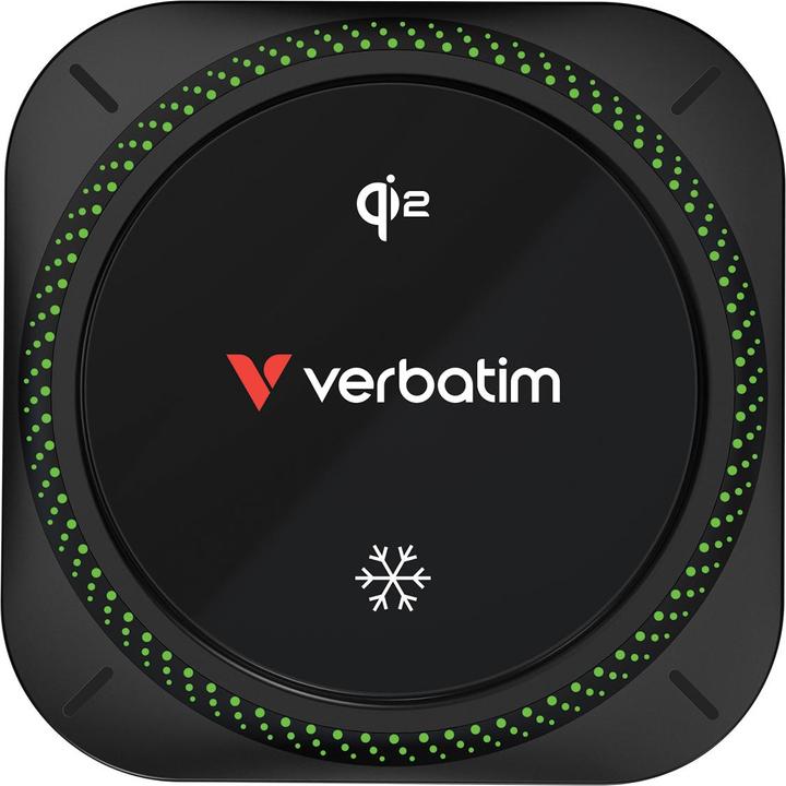 Actual product image Verbatim Charge'n'Drive Magnetic Wirel.Car Charger Qi2 RGB 31860