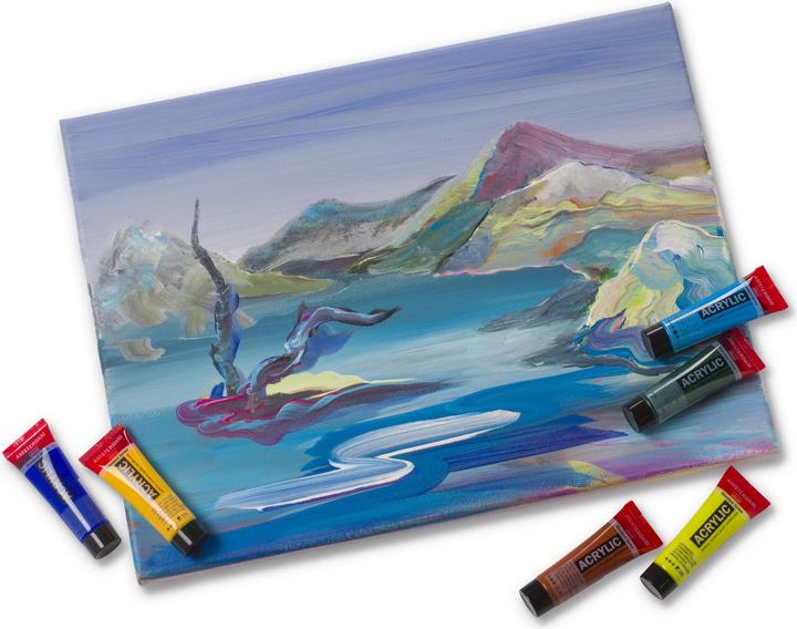 Actual product image Amsterdam Acrylic paint Landscape 12 tubes of 20 ml (Multicoloured, 20 ml)