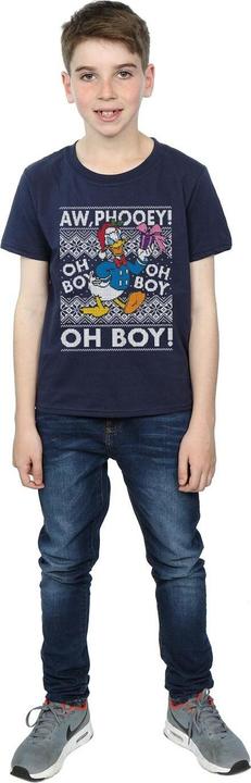 Image du produit Disney - T-shirt DONALD DUCK CHRISTMAS FAIR ISLE - Garçon (128)