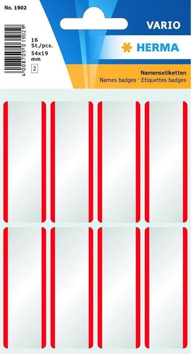Produktbild HERMA Namensetiketten ablösbar