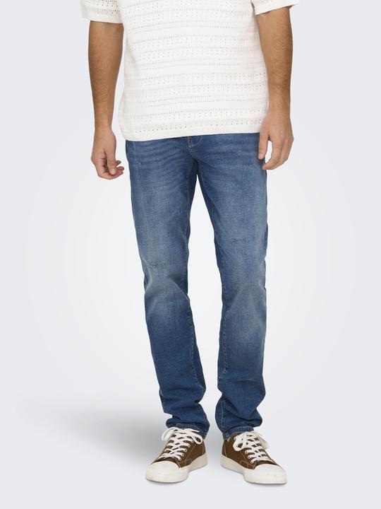 Actual product image Only & Sons ONSLOOM Low Waist Slim Fit Jeans Slim Fit Jeans (36)